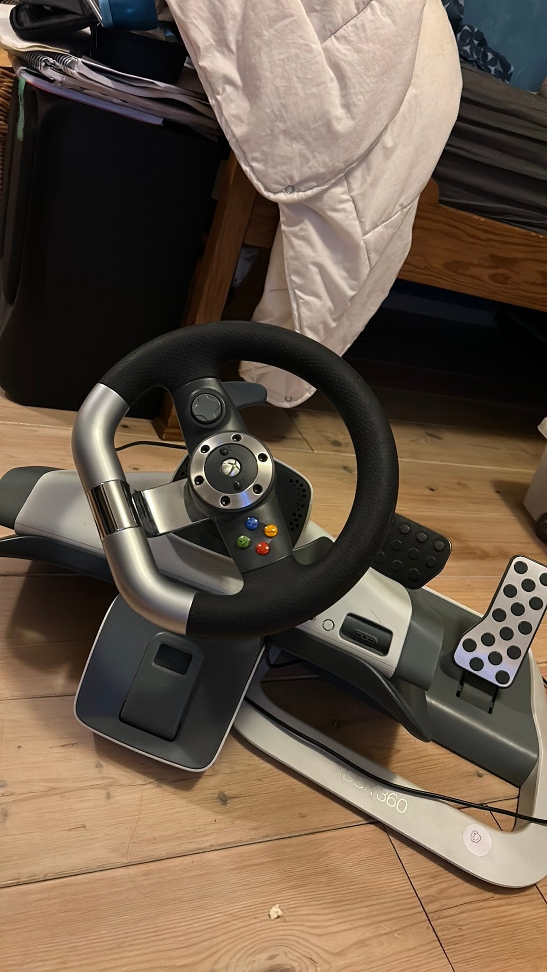 Xbox 360 racing wheel, Ophalen of Verzenden, Gebruikt, Stuurtje of Sportattribuut, Xbox Original