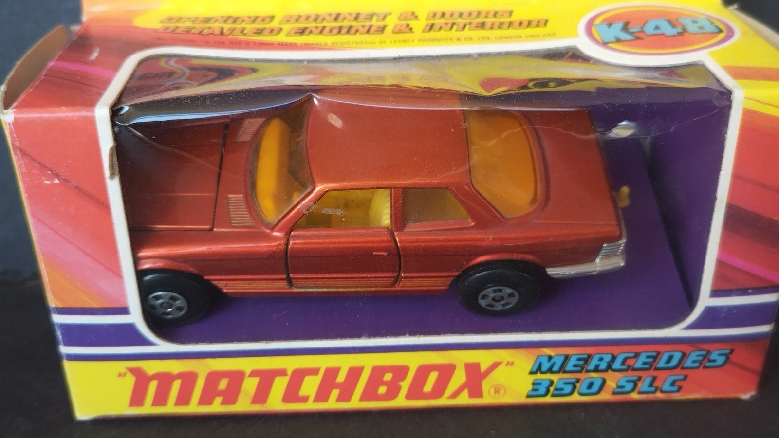 Mercedes Benz 350 SLC 1:43 Matchbox Superkings Pol, Auto, Nieuw, M, M