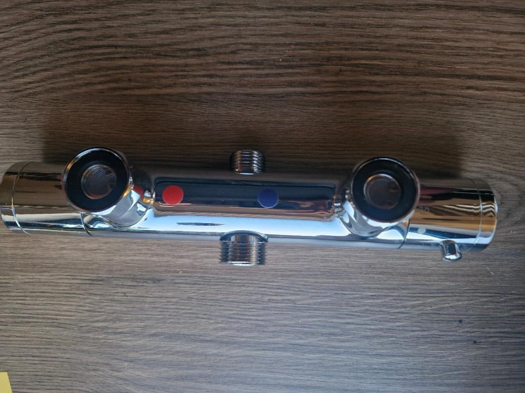 Thermostatische douchekraan, Doe-het-zelf en Verbouw, Sanitair, Ophalen, Nieuw, Chroom, Kraan