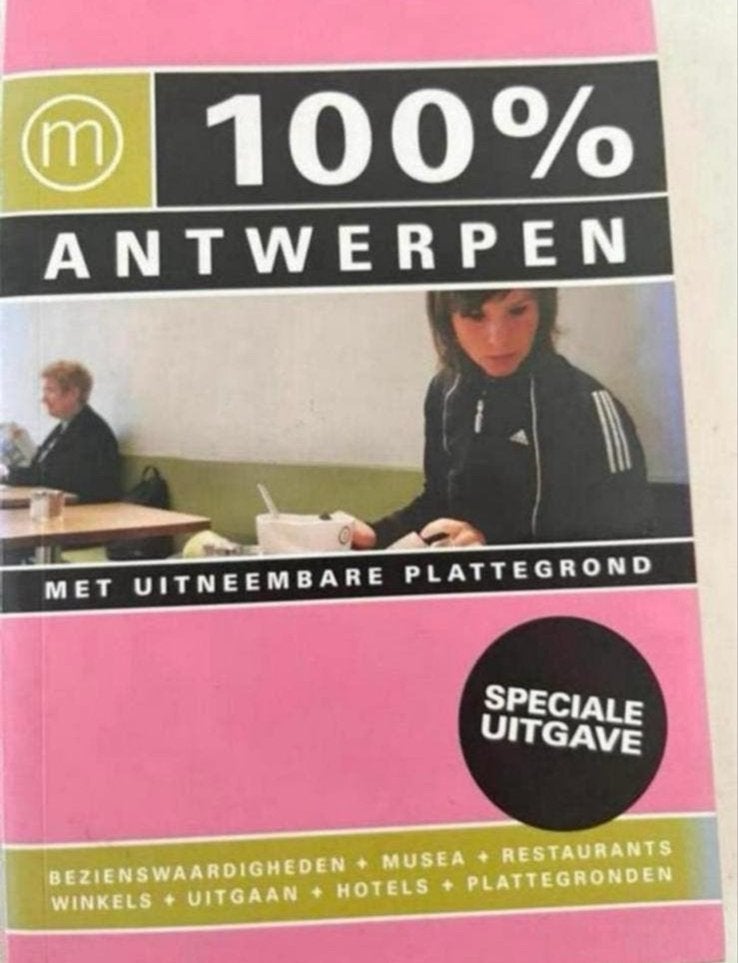 100% Antwerpen - Speciale uitgave met uitneembare plattegron, Overige merken, Budget, Europa, Ophalen of Verzenden