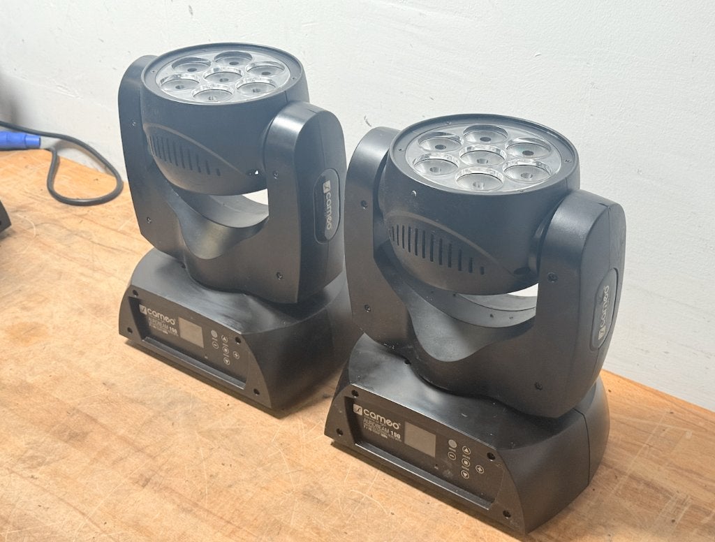2x Cameo Aurobeam 150 LED infinity movingheads, Ophalen of Verzenden, Licht, Geluidgestuurd