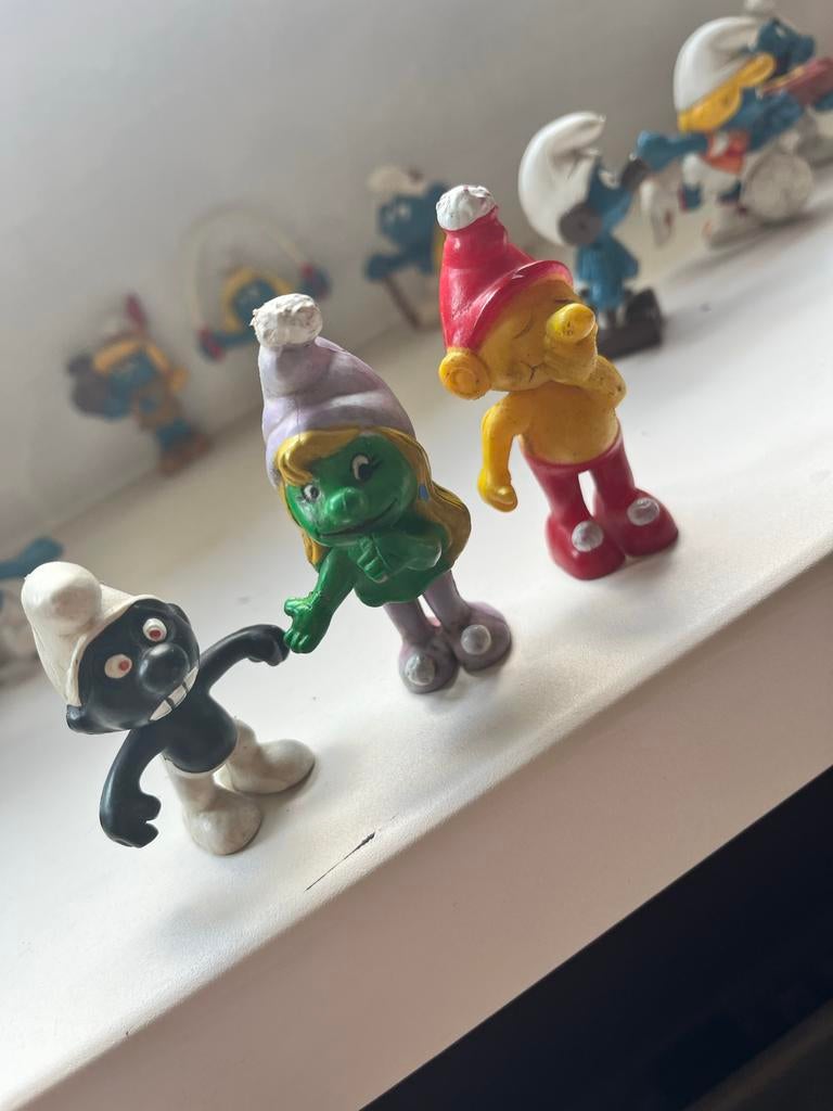 Zeldzame Smurfen Schleich Figuren (1960-1980), Ophalen of Verzenden, Gebruikt, Verschillende Smurfen, Poppetje, Figuurtje of Knuffel