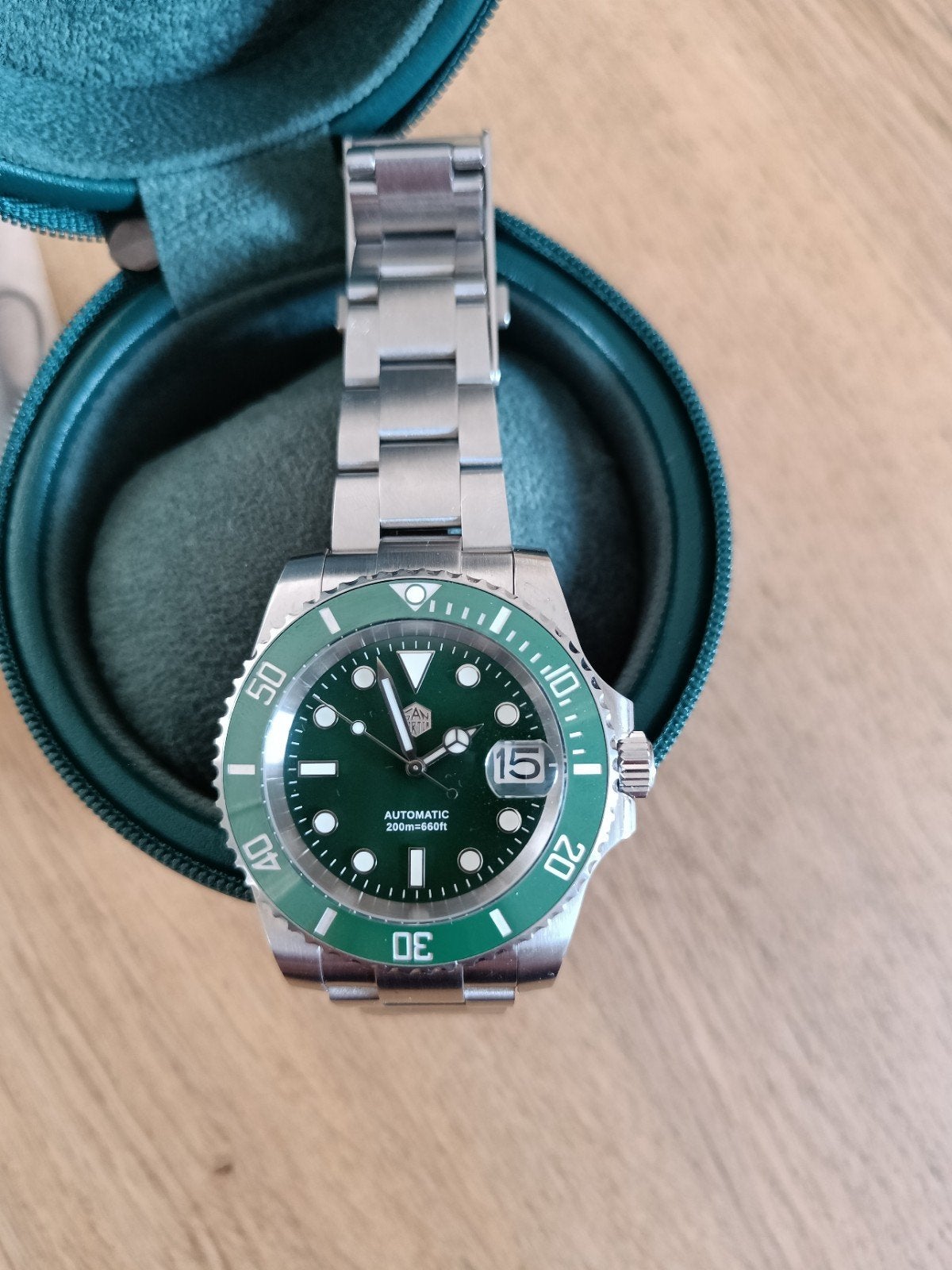 San Martin SN017 Water Ghost – Hulk, Sieraden, Tassen en Uiterlijk, San Martin, Ophalen of Verzenden, Zo goed als nieuw, Waterdicht
