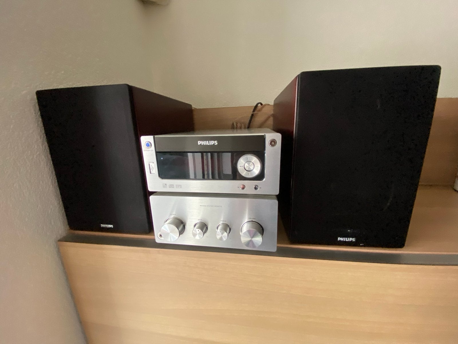 Philips Micro Systeem MCM772 met CD-speler en speakers, Ophalen, Philips, Gebruikt, Microset