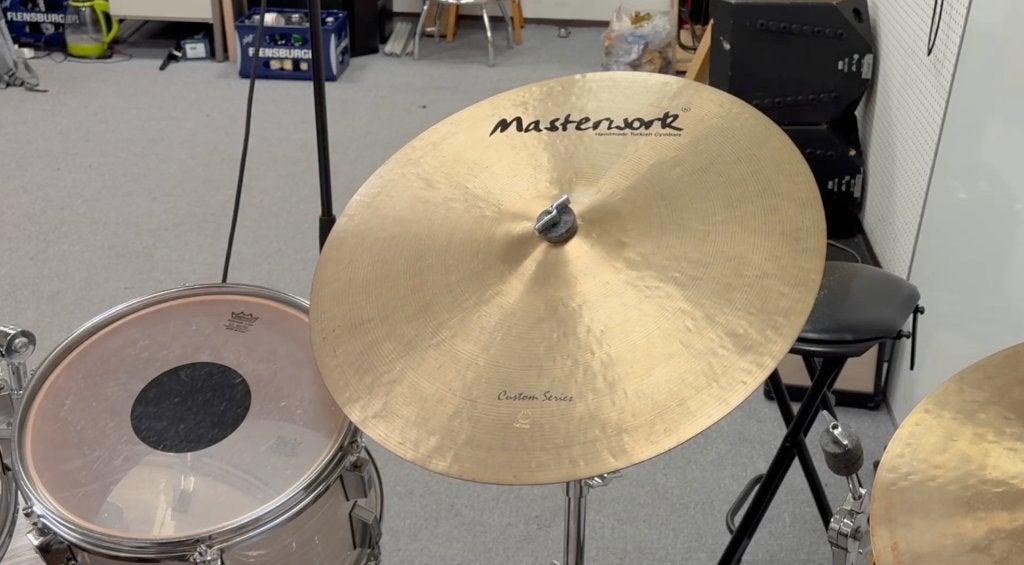 masterwork custom ride 22, Ophalen of Verzenden, Gebruikt, Drums of Percussie