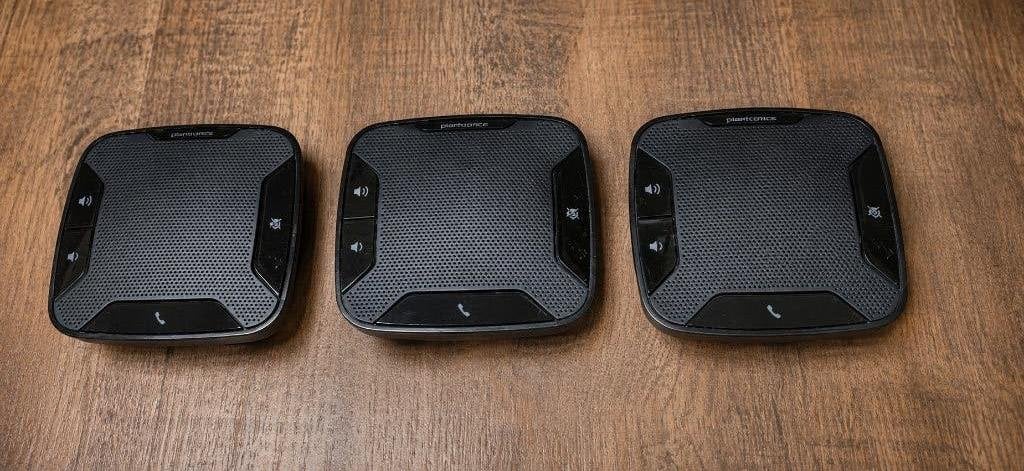Plantronics P810 Speakerphone – Goede Staat + USB Kabel, Gebruikt, Plantronics, Ophalen of Verzenden, Plantronics (Poly)