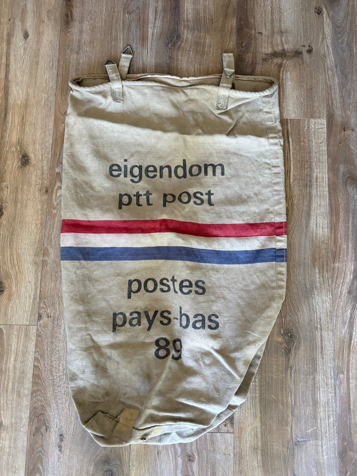 Vintage PTT Postzak 1989, 120 cm of meer, Ophalen of Verzenden, Zo goed als nieuw, Katoen