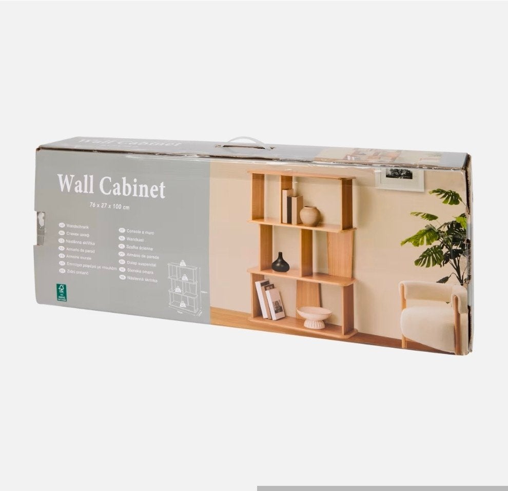2x vakkenkast wandkast nieuw in doos, Huis en Inrichting, Kasten | Wandmeubels, Ophalen, Nieuw, Minder dan 150 cm, Minder dan 100 cm