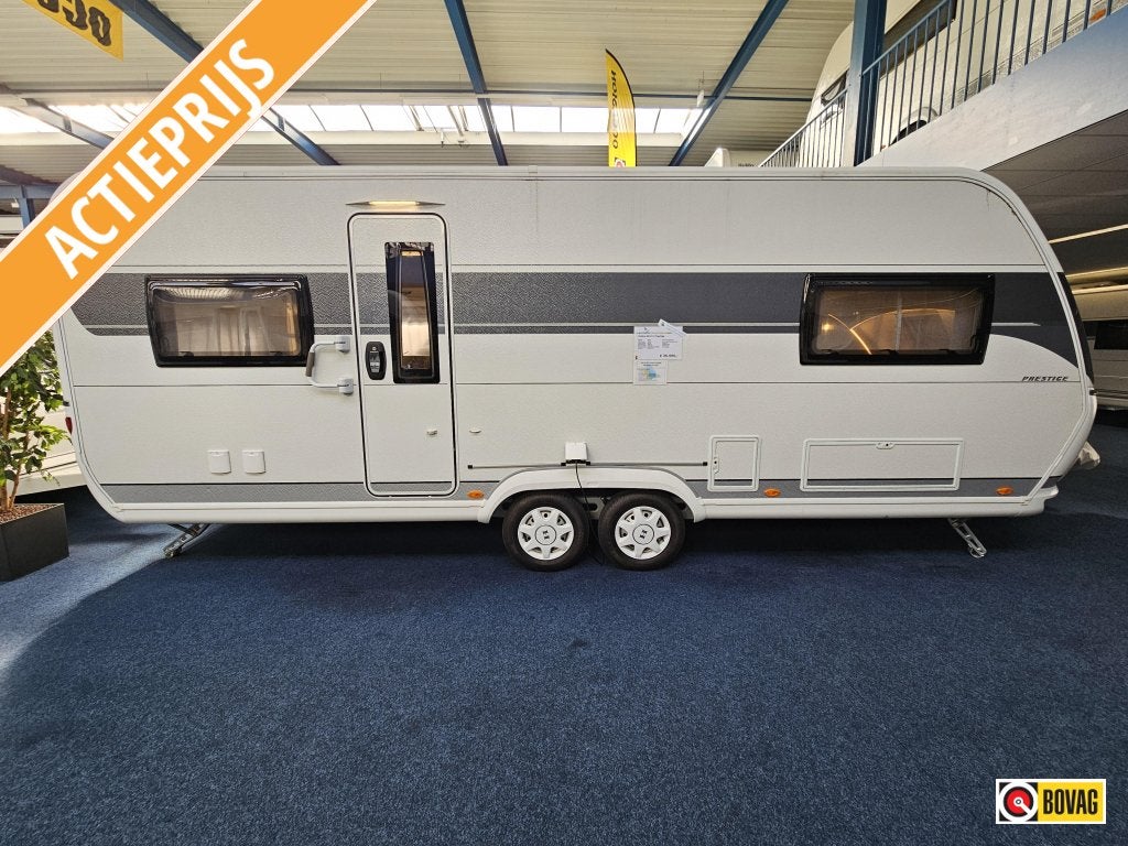 Hobby Prestige 620 CL NW VOORTENT/ COMBI 6E, Serviceluik, Rondzit, Hobby, Bedrijf