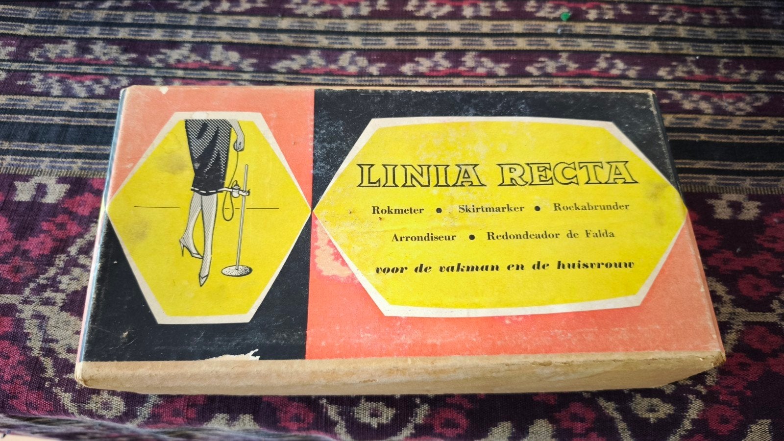 Vintage Linia Recta Rokmeter (HENEFA), Ophalen of Verzenden, Gebruikt