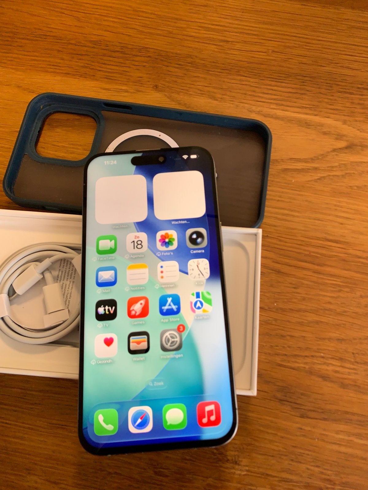 Iphone 15. Pro max. 256 gb, Telecommunicatie, 256 GB, Zwart, IPhone 15 Pro Max, Ophalen of Verzenden