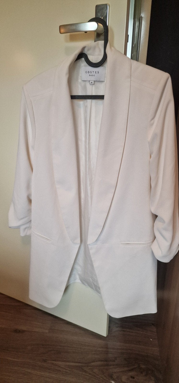 Witte blazer van Costes Basic, maat M, Kleding | Dames, Wit, Ophalen of Verzenden, Zo goed als nieuw, Jasje
