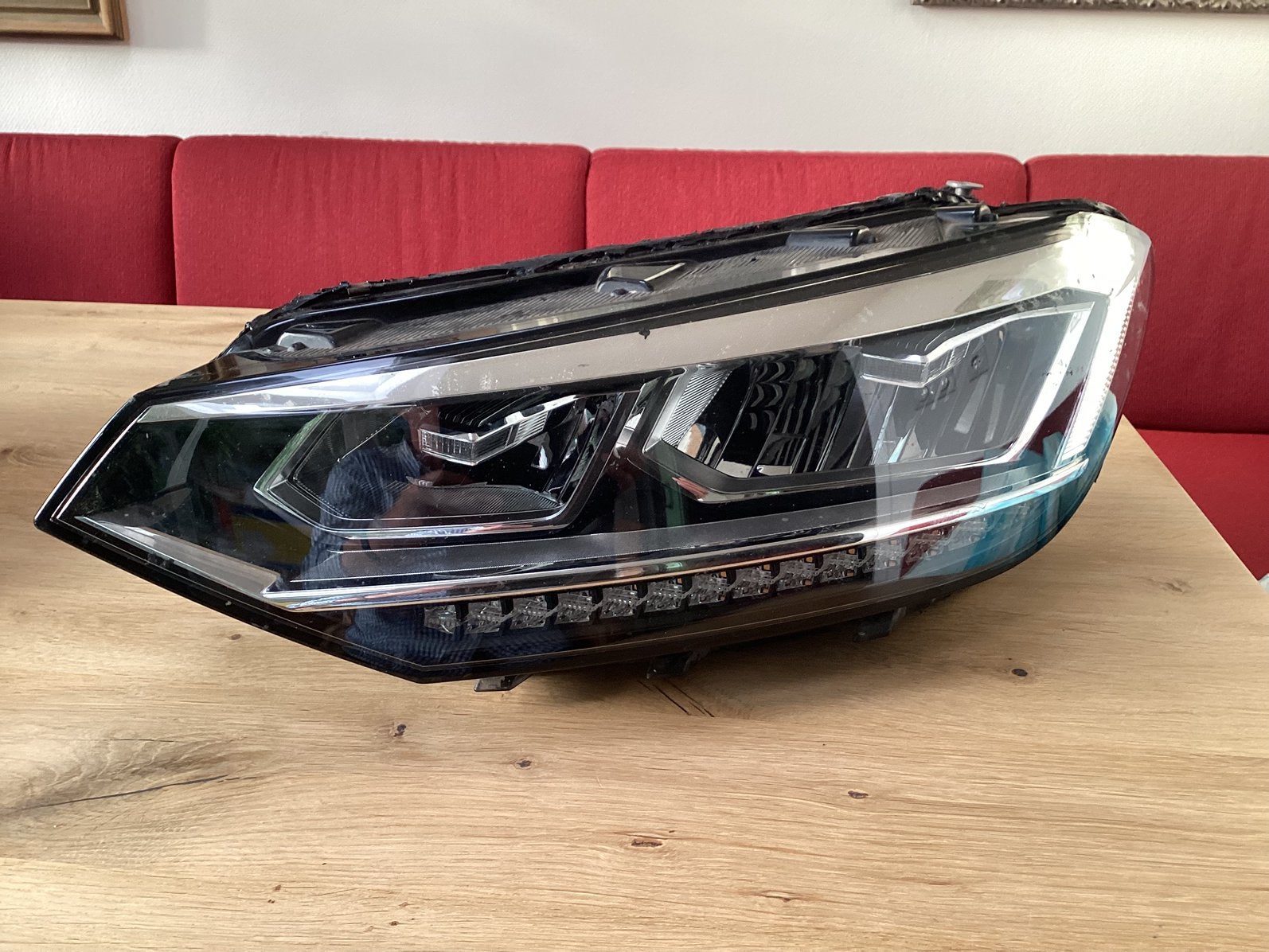 VW touran koplamp, VW touran full led kopkamp, 5TB 941 035 B, Ophalen of Verzenden, Gebruikt, Volkswagen