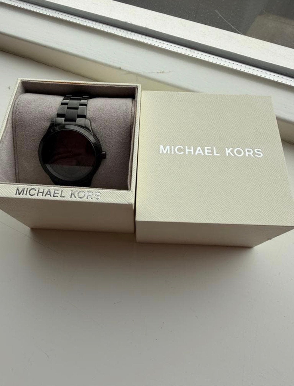 Michael Kors Horloge Black, Overige merken, Staal, Staal, Polshorloge
