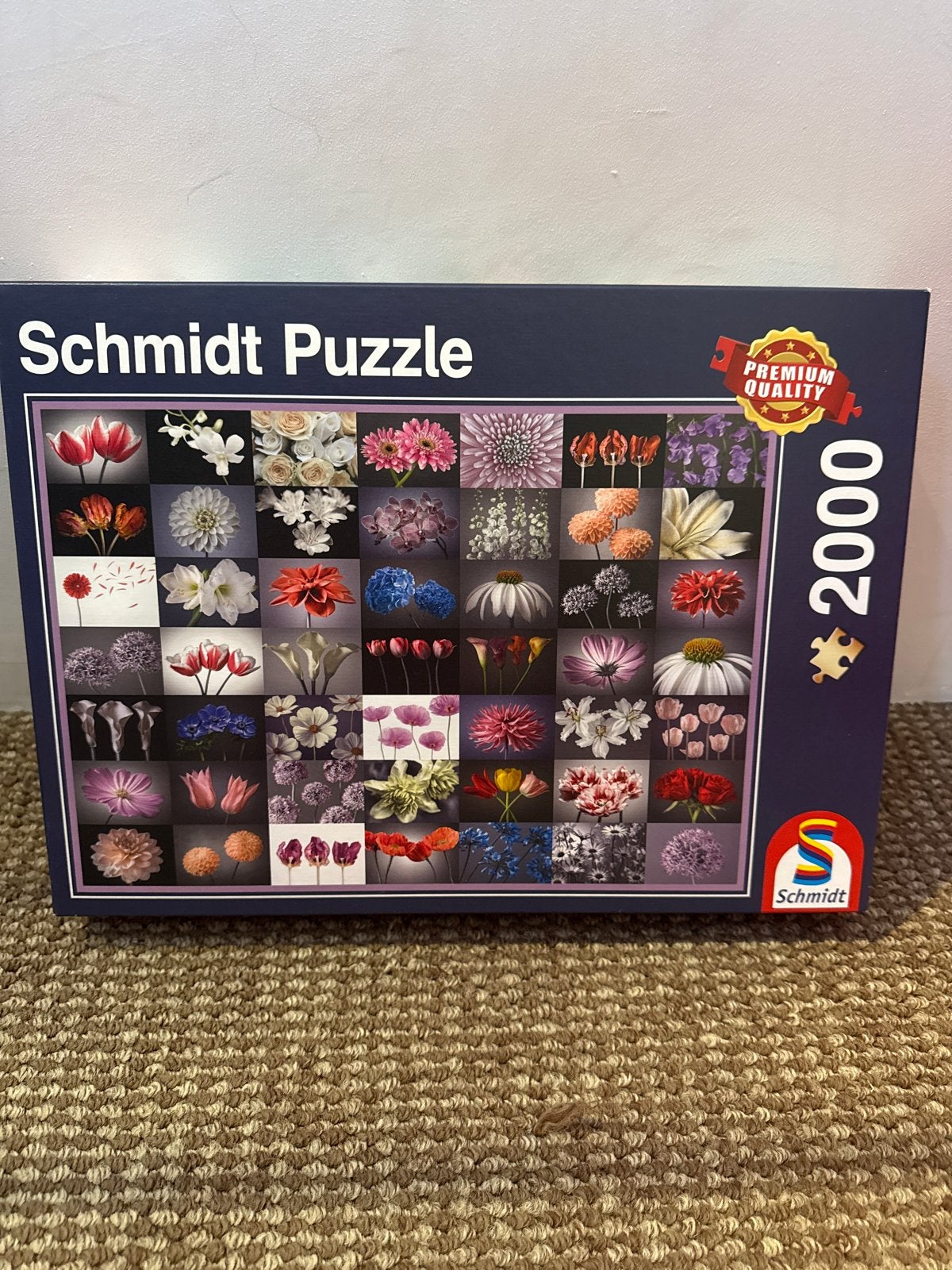 Schmidt Legpuzzel 2000 stukjes - Bloemen, Ophalen of Verzenden, Meer dan 1500 stukjes, Zo goed als nieuw, Legpuzzel
