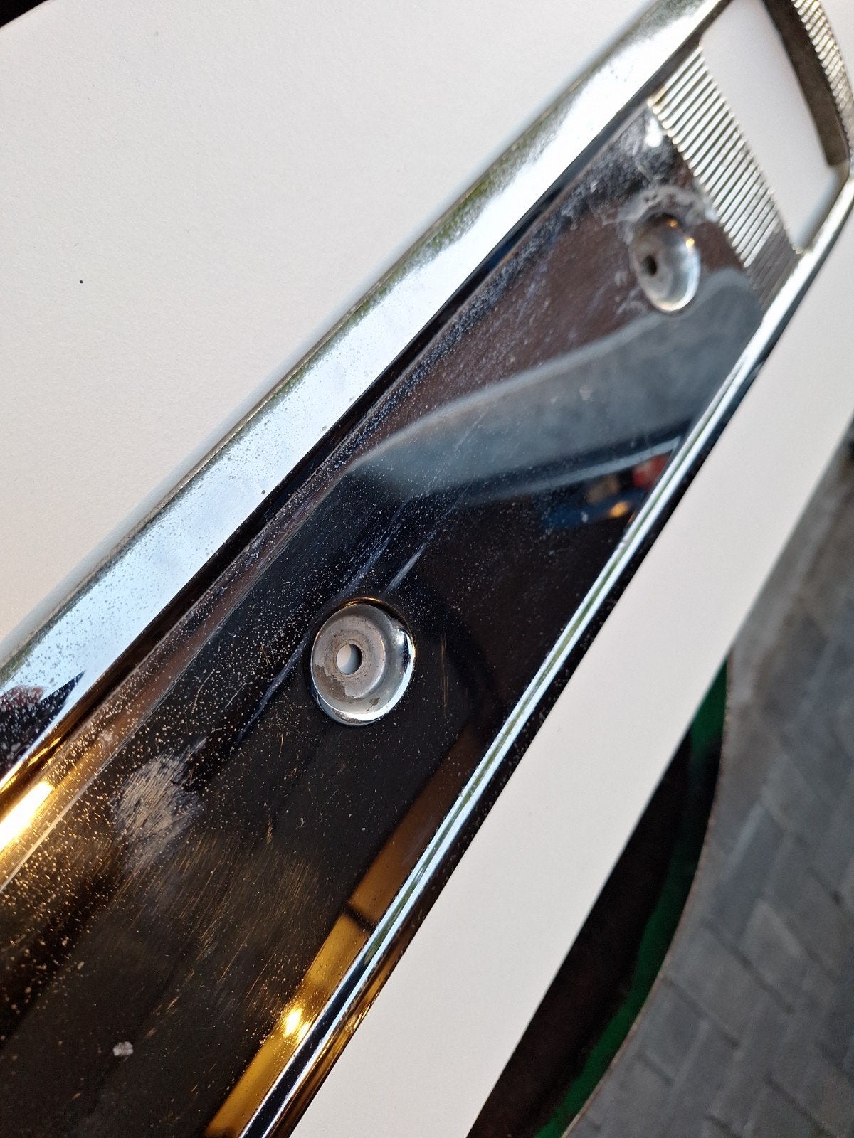 BMW E9 2.5 2800 3.0 cs csi csl achterplaat chroom, Ophalen of Verzenden