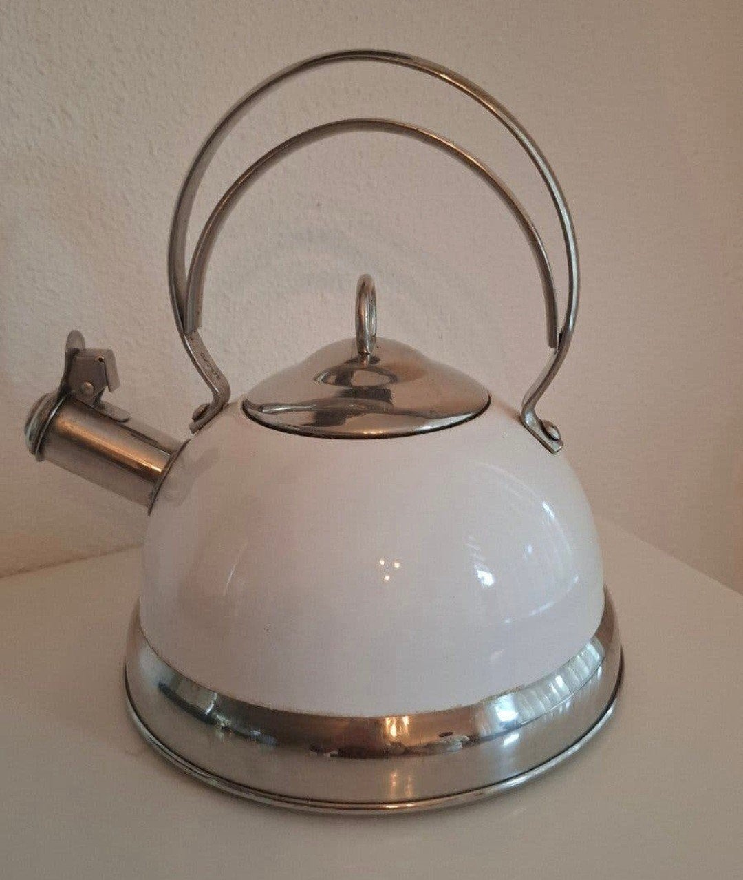 wesco fluitketel wit zgan, Ophalen of Verzenden, Zo goed als nieuw