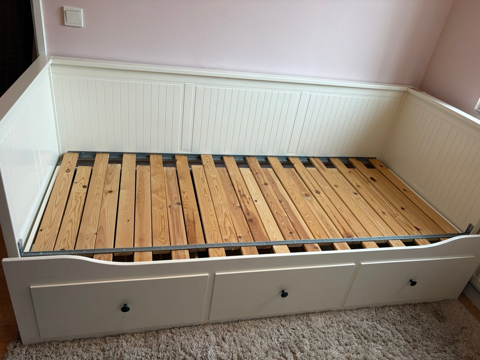 Ikea bed - 1 persoons (uitschuifbaar), Ophalen, Gebruikt, 90 cm, Eenpersoons