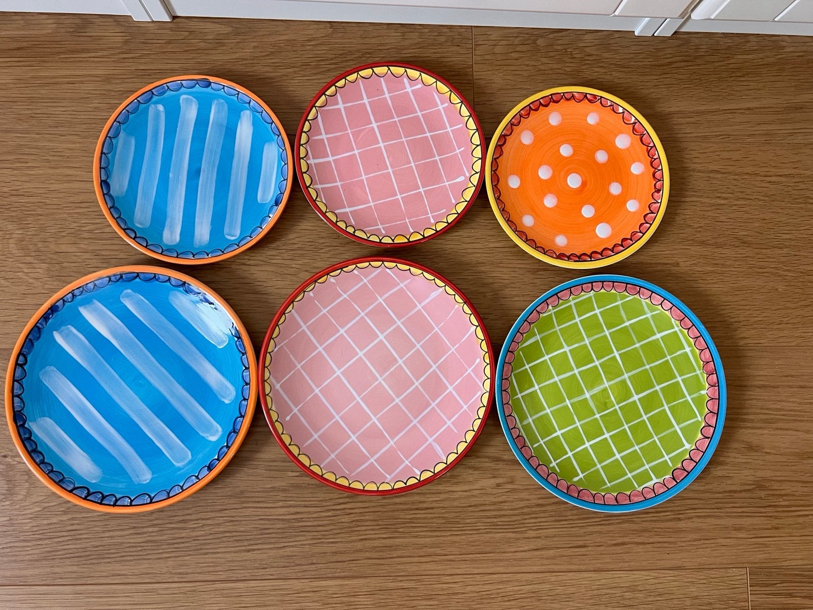 Amsterdam Blond borden set 6x, Ophalen of Verzenden, Zo goed als nieuw, Bord(en), Aardewerk