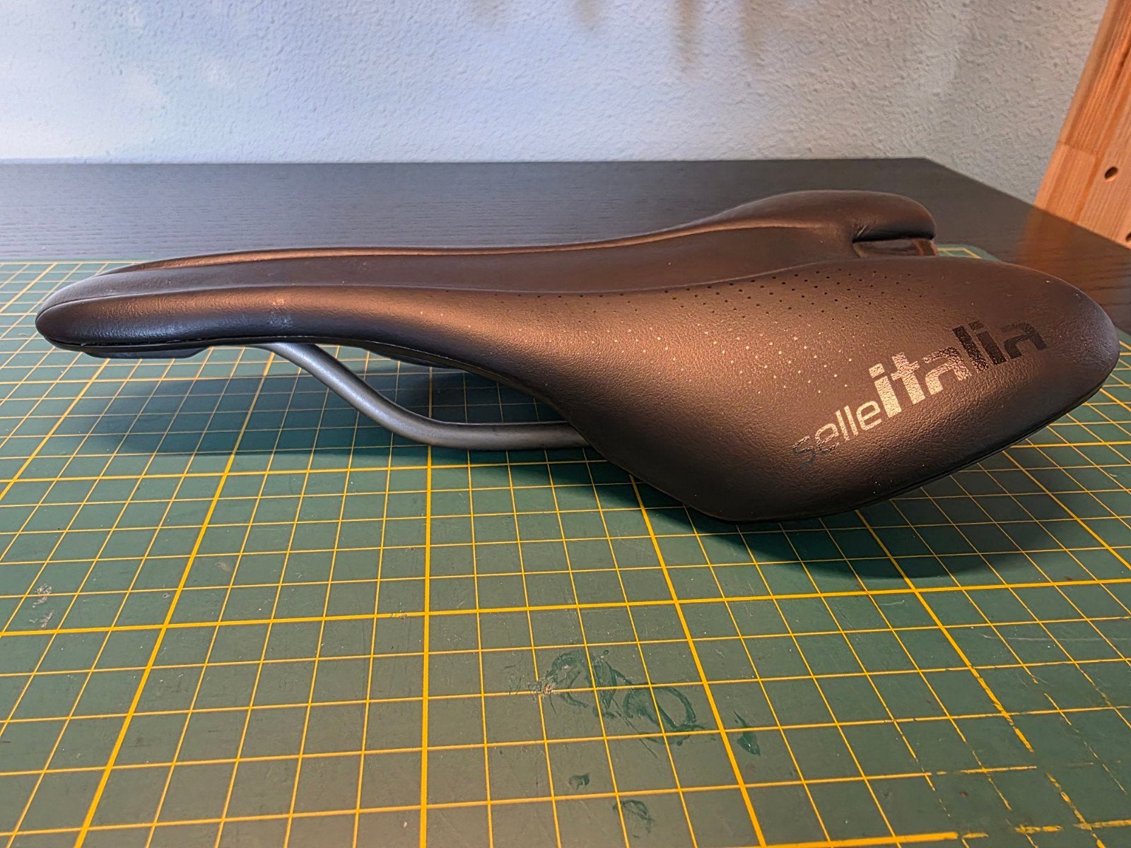 Selle Italia SLR 316 Ti Zadel 145mm, Gebruikt, Titanium, Racefiets, Ophalen of Verzenden
