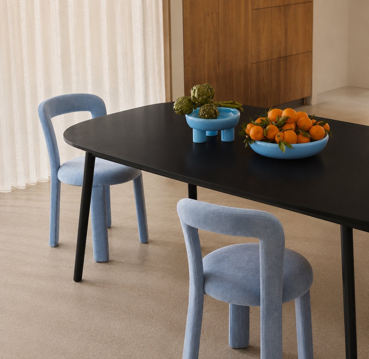 Ikea Vedbo tafel zwart 240 cm x 105 ronde hoek, Huis en Inrichting, Tafels | Eettafels, Ophalen, Gebruikt, 100 tot 150 cm, 200 cm of meer