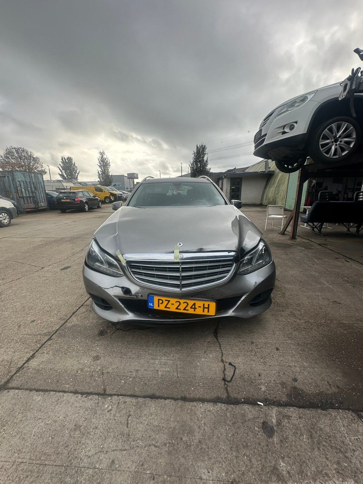 Mercedes-Benz E-Klasse 2.2 CDI E200 Estate AUT 2013 Grijs, Automaat, Stationwagon, Diesel, Ophalen of Verzenden