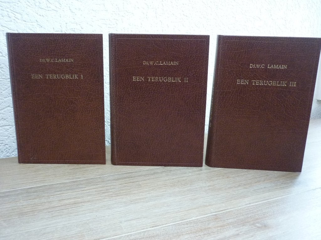 Ds. W.C. Lamain - Een terugblik deel 1, 2 en 3 (compleet), Ophalen of Verzenden, Gelezen, Christendom | Protestants