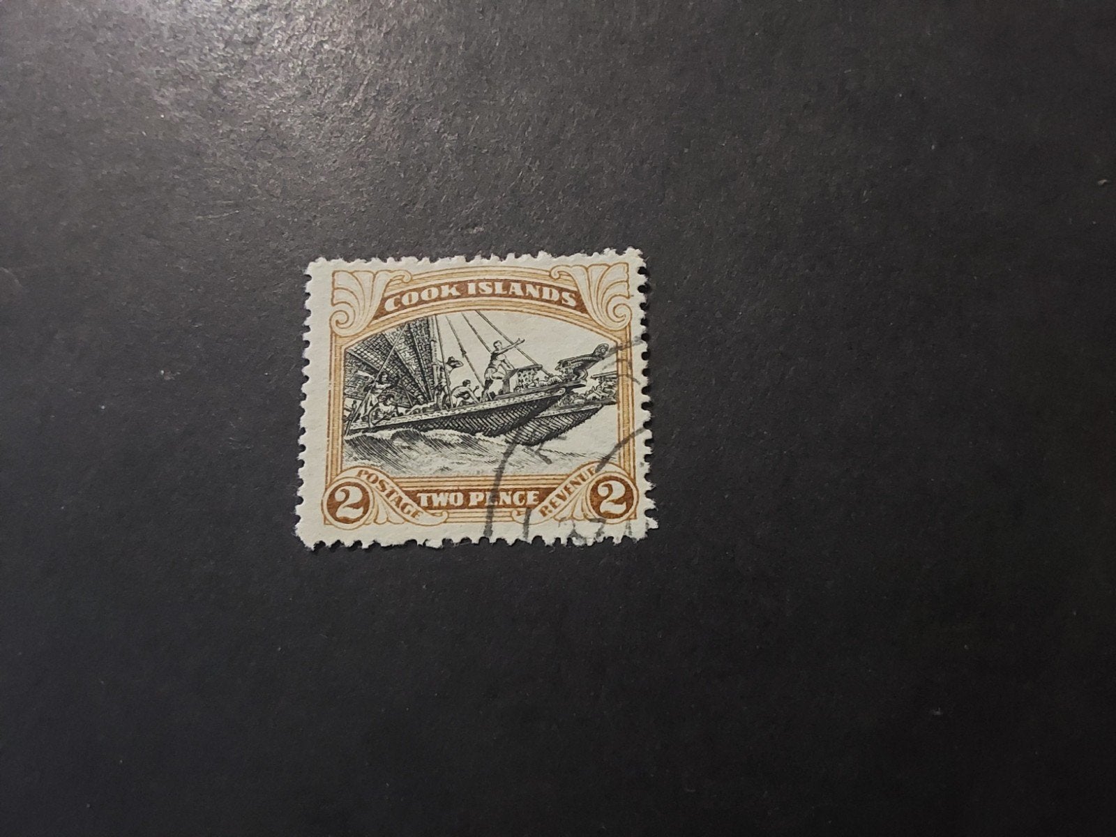 Cook Eilanden, SG 108, Verzenden, Gestempeld