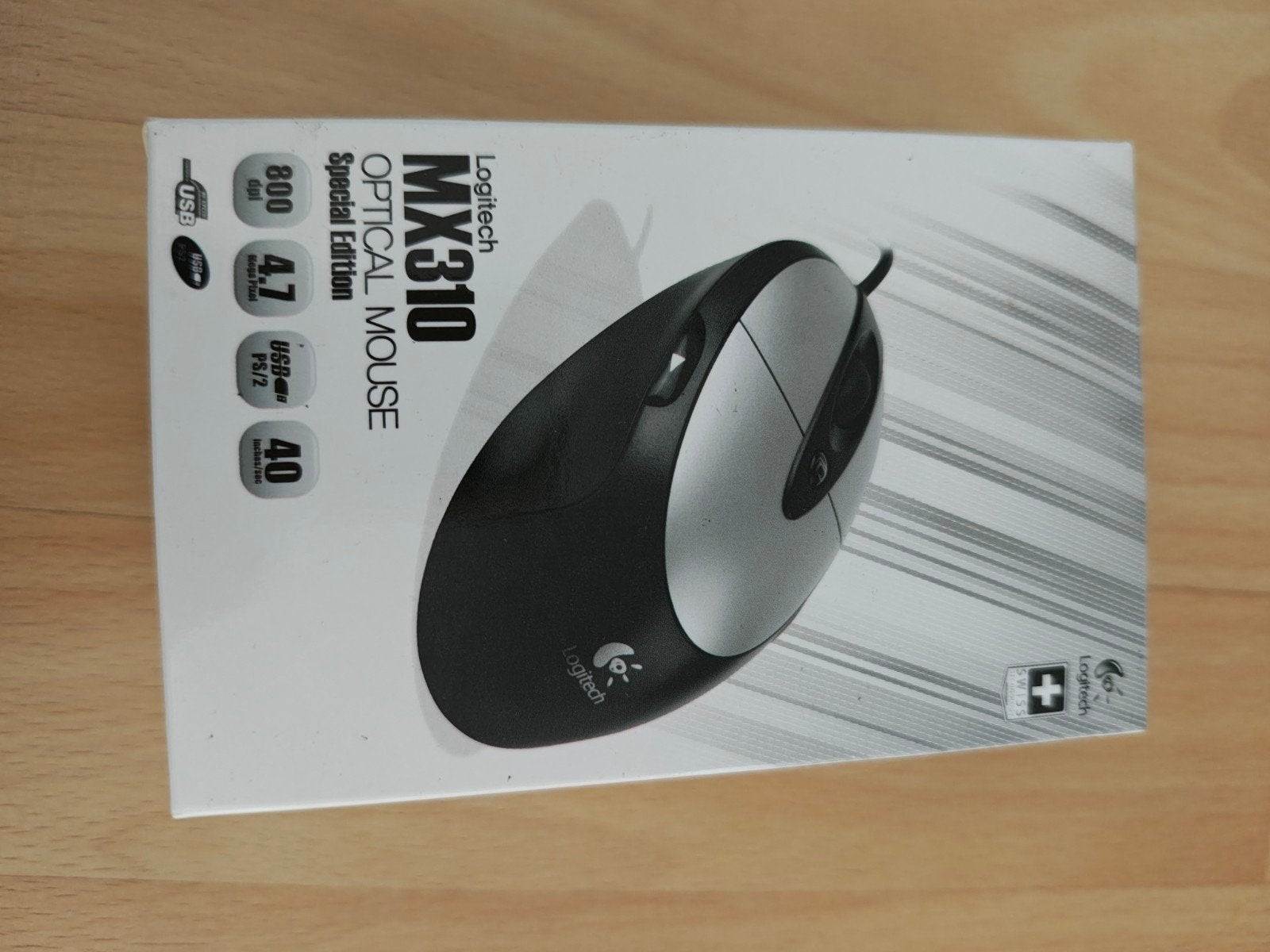 Logitech MX310 Optical Mouse - Nieuw in verpakking, Muis, Logitech, Rechtshandig, Nieuw