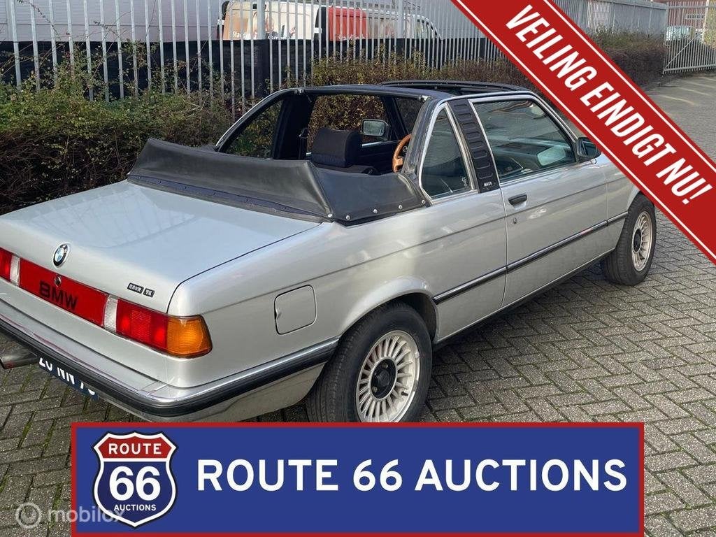 BMW 320 Baur TC | 1976 | Route 66 Auctions, Auto's, Overige carrosserieën, Zwart, Bedrijf, Handgeschakeld