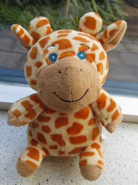 Giraffe of giraf van Petjes World OEKO -TEX, Ophalen of Verzenden, Zo goed als nieuw, Giraf, Met label