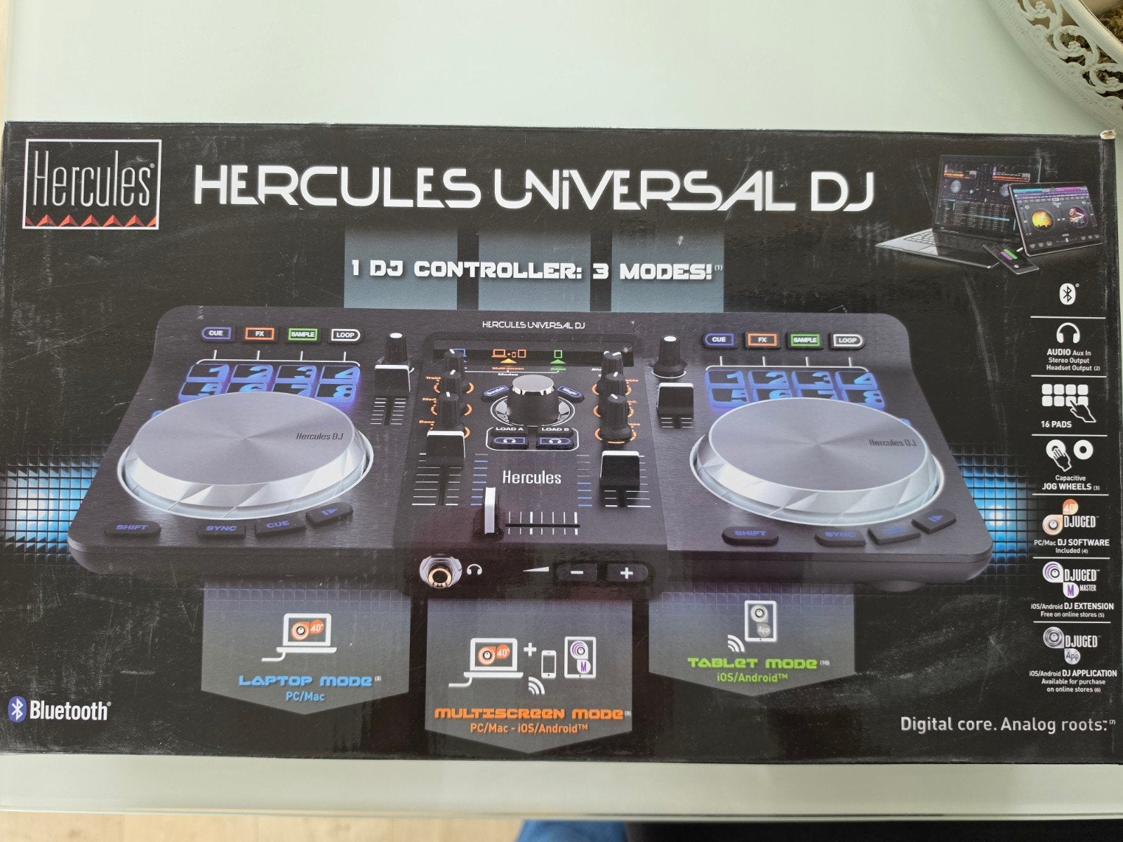 Hercules Universal DJ Controller met Bluetooth, Ophalen of Verzenden, Zo goed als nieuw, Dj-set, Overige merken