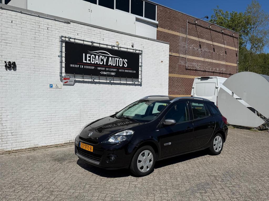Renault Clio Estate 1.6-16V Night & Day - DISTR VERVANGEN -, Euro 5, 535 kg, Gebruikt, Zwart