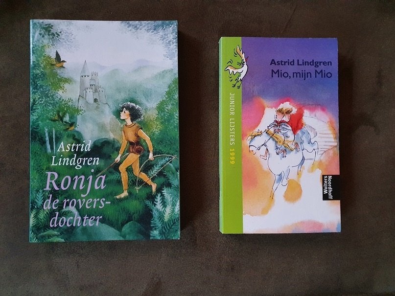 RONJA  en  MIO  ,MIJN  MIO  van  Astrid  Lindgren  , Ophalen of Verzenden, Zo goed als nieuw