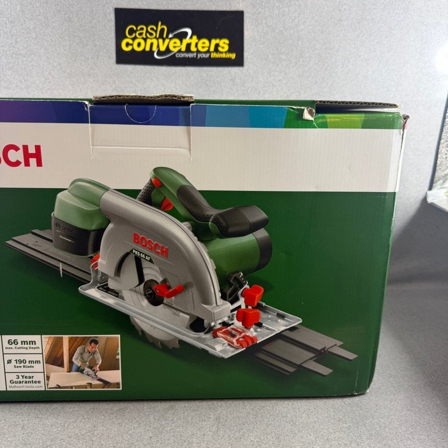 Bosch PKS 66 AF handcirkelzaag | nieuw in doos | 416004, Gebruikt, Cirkelzaag, Ophalen of Verzenden, 30 tot 70 mm