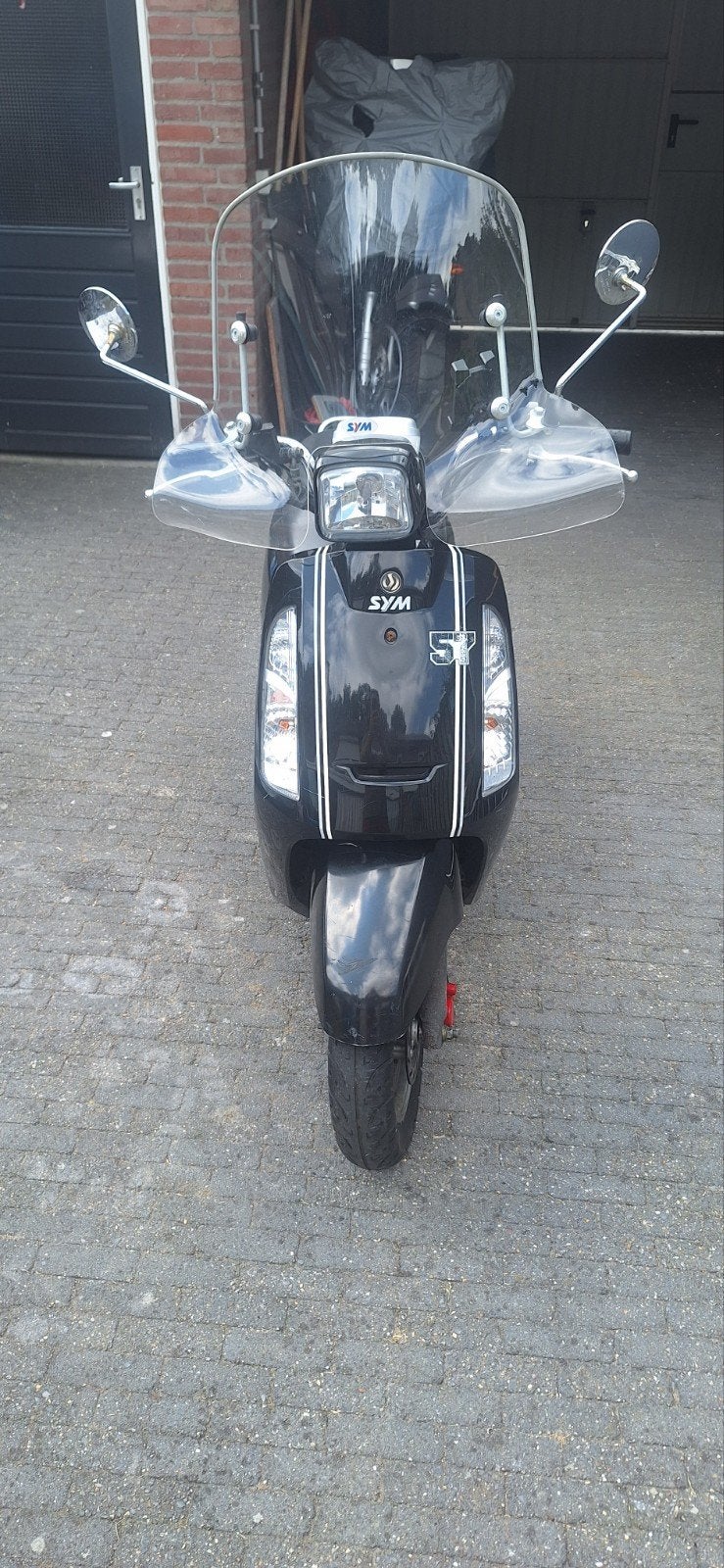 Sym Tonik scooter - Zwart, 7724 km, 25 km/u, Gebruikt, Ophalen of Verzenden, Benzine, Fiddle