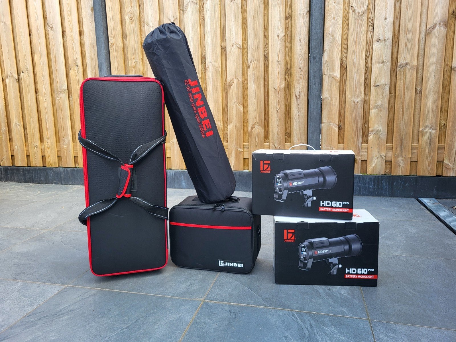 Jinbei HD610 Pro Set [ lees omschrijving ], Ophalen, Gebruikt