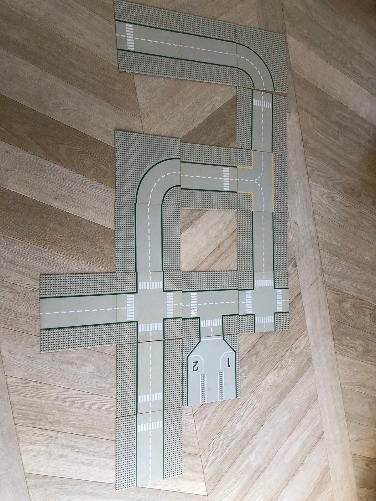 Lego grondplaten weg  rijplaten bouwplaten 16 st, Lego, Ophalen of Verzenden, Zo goed als nieuw, LEGOLAND