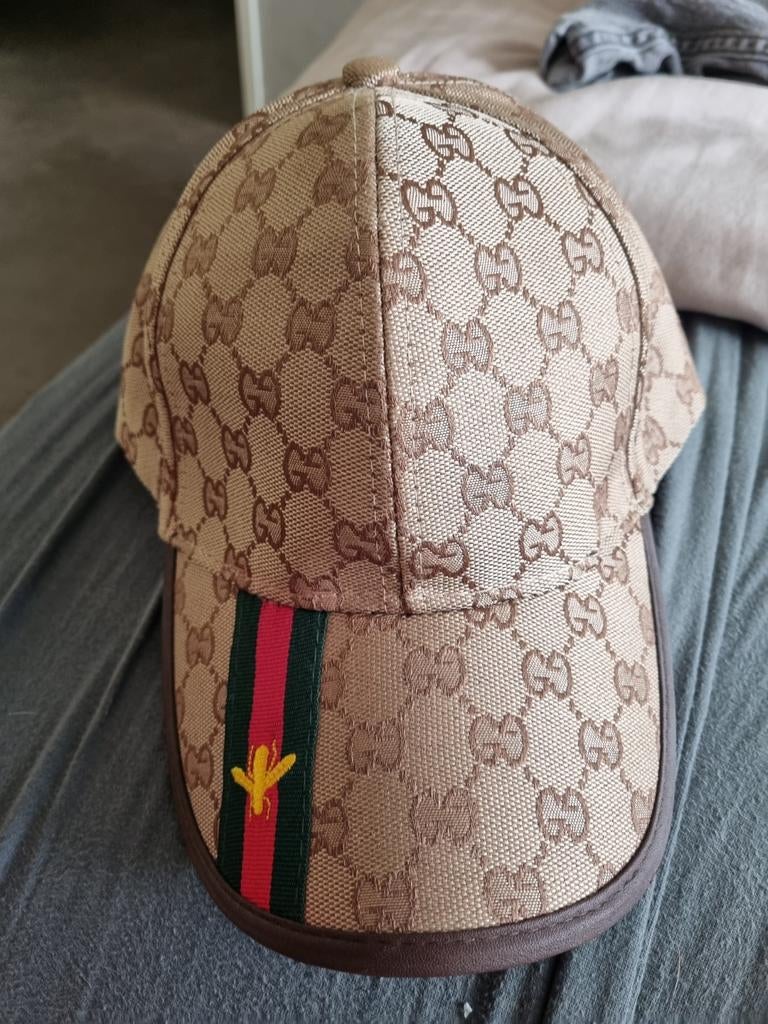 Gucci pet met bijenmotief - Zo goed als nieuw, Ophalen of Verzenden, Zo goed als nieuw, One size fits all, Pet