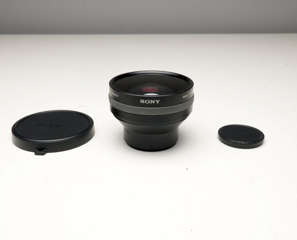Sony VCL-HG0737Y 0.7x wide angle conversion lens, Mini dv, Gebruikt, 20x of meer, Ophalen of Verzenden