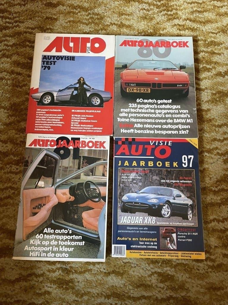 AUTOVISIE  JAARBOEKEN., Boeken, Ophalen of Verzenden, Algemeen