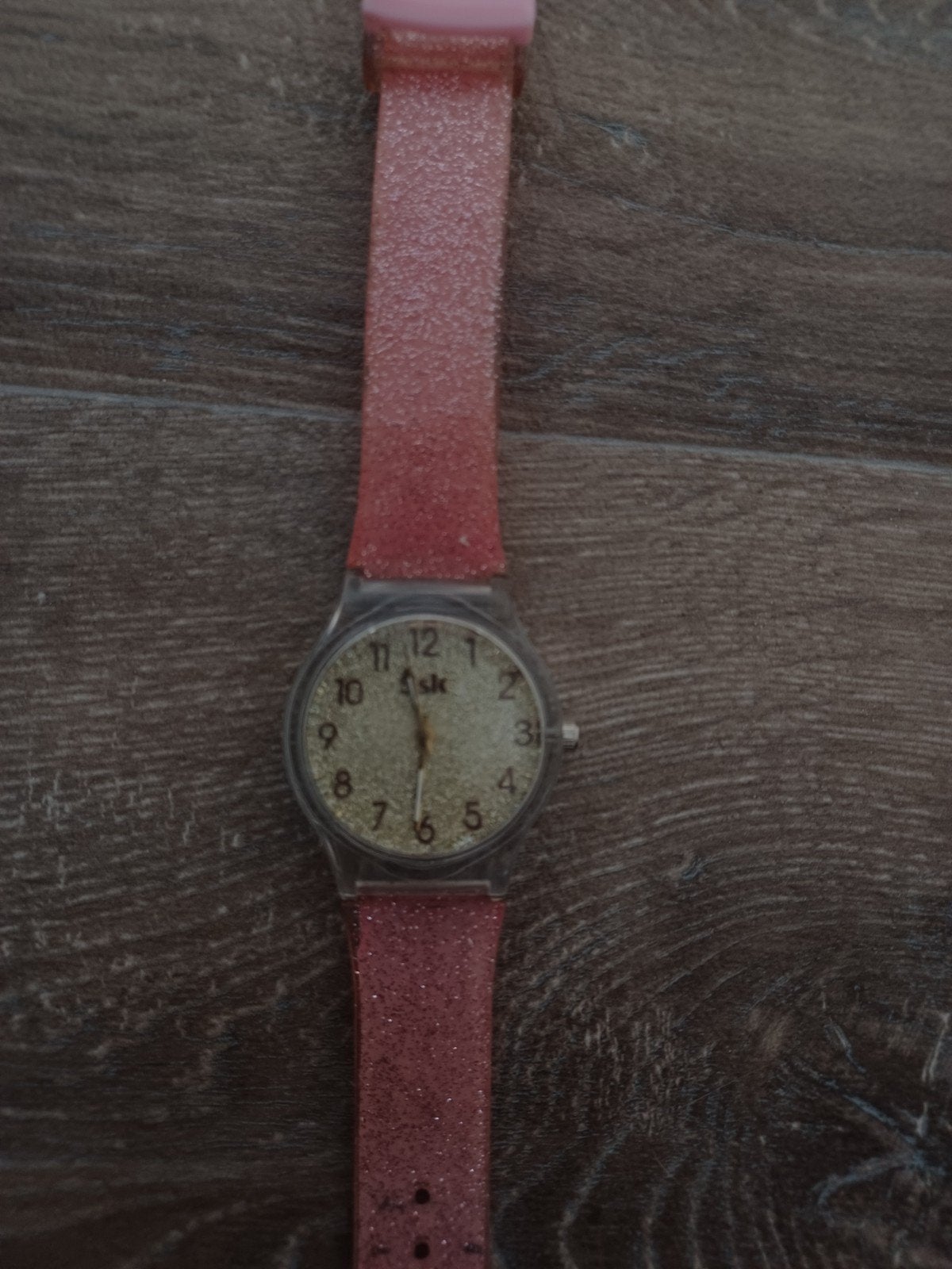 glitter roze horloge, Ophalen of Verzenden, Overige merken