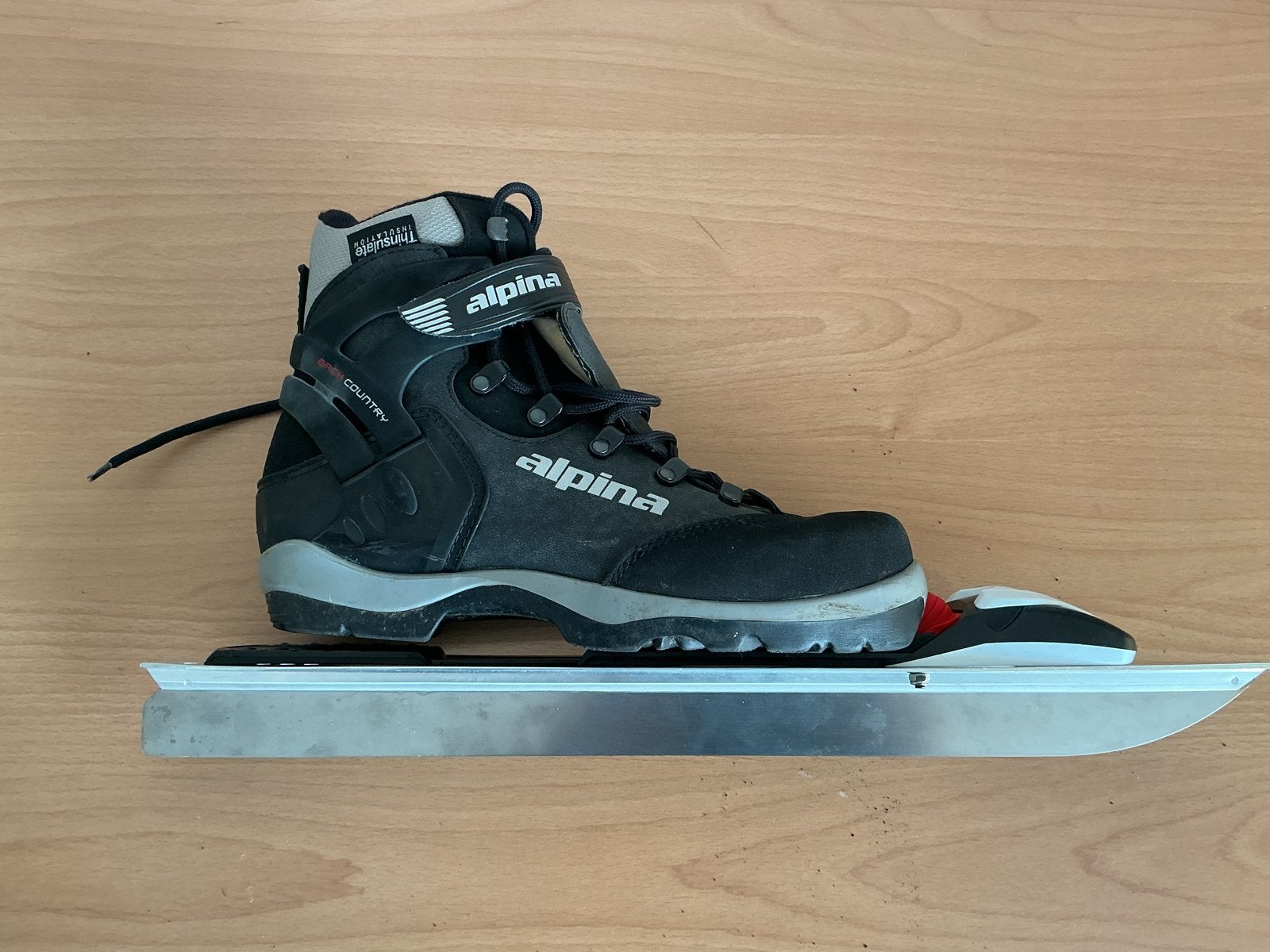 Zweedse schaatsen Alpina/Almgrens/Rottefella - Maat 42, Klapschaats, O, O, Overige typen