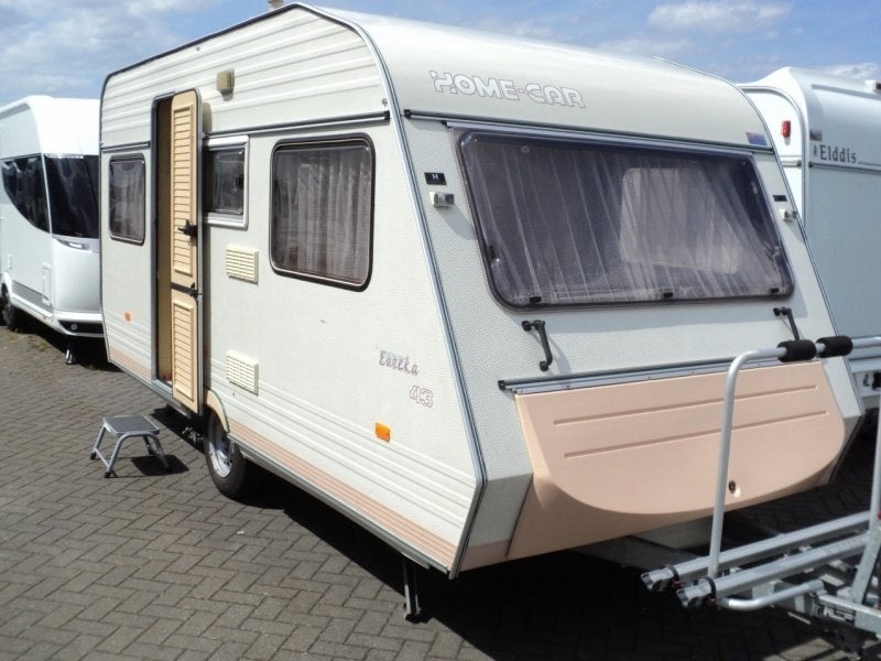 Home Car Eureka 43 met een voortent + luifel, mover, Caravans en Kamperen, Home-car, Vast bed, Schokbreker, Treinzit