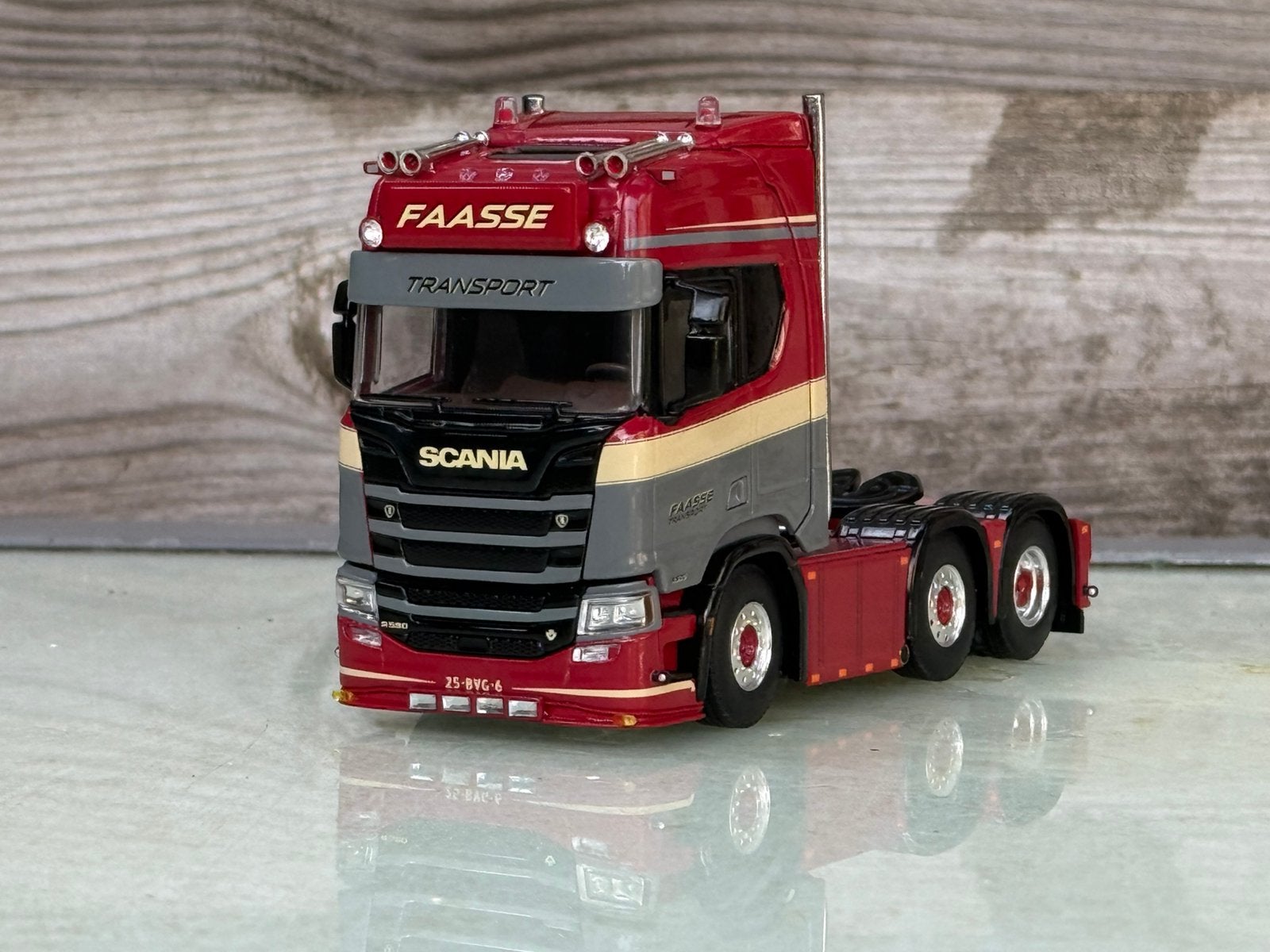 FAASSE TRANSPORT; SCANIA R HIGHLINE CR20H, Hobby en Vrije tijd, Ophalen of Verzenden, Zo goed als nieuw, Bus of Vrachtwagen, Wsi