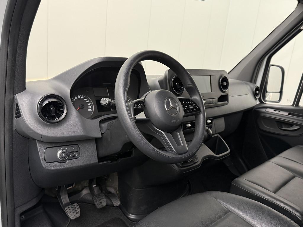 Mercedes-Benz Sprinter 317CDi L2H2 | Leder | Navigatie | Mul, Auto's, Bestelauto's, Gebruikt, Wit, 170 pk, Multifunctioneel stuurwiel
