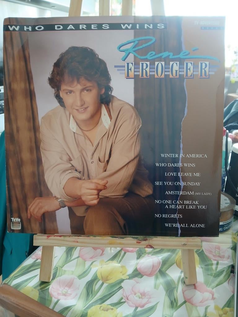 René Froger - Who Dares Wins vinyl, Cd's en Dvd's, Vinyl | Pop, Ophalen of Verzenden