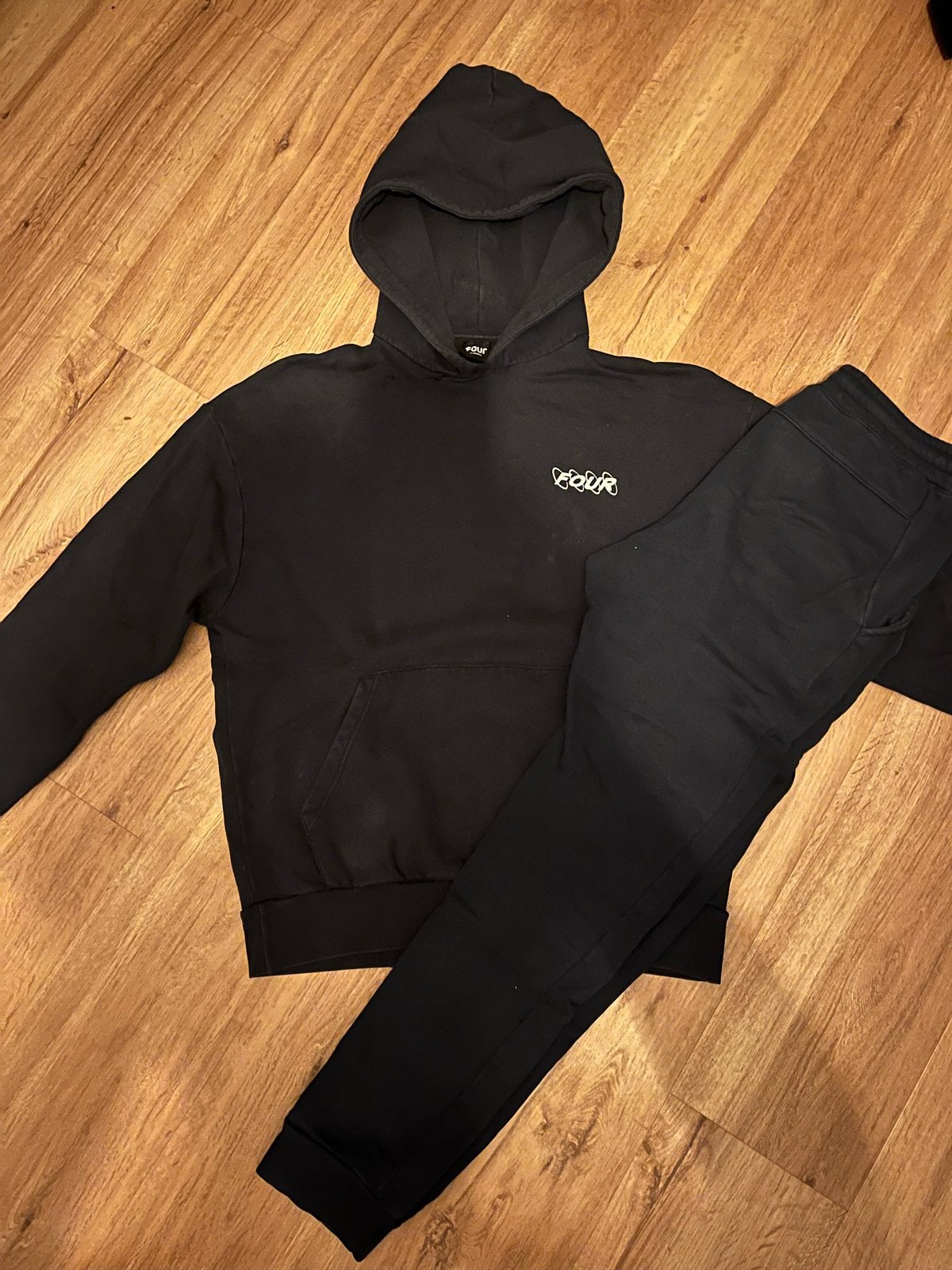 Four pak blauw - Hoodie en joggingbroek set, Ophalen of Verzenden, Gedragen, Maat 46 (S) of kleiner
