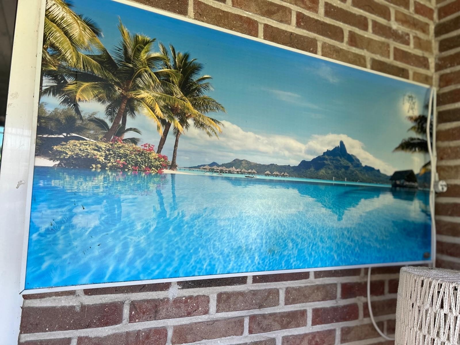 Verwarming met tropisch stranddecor - toch warm, Meerkleurig, Decoratieobject, Ophalen of Verzenden, Overige stijlen