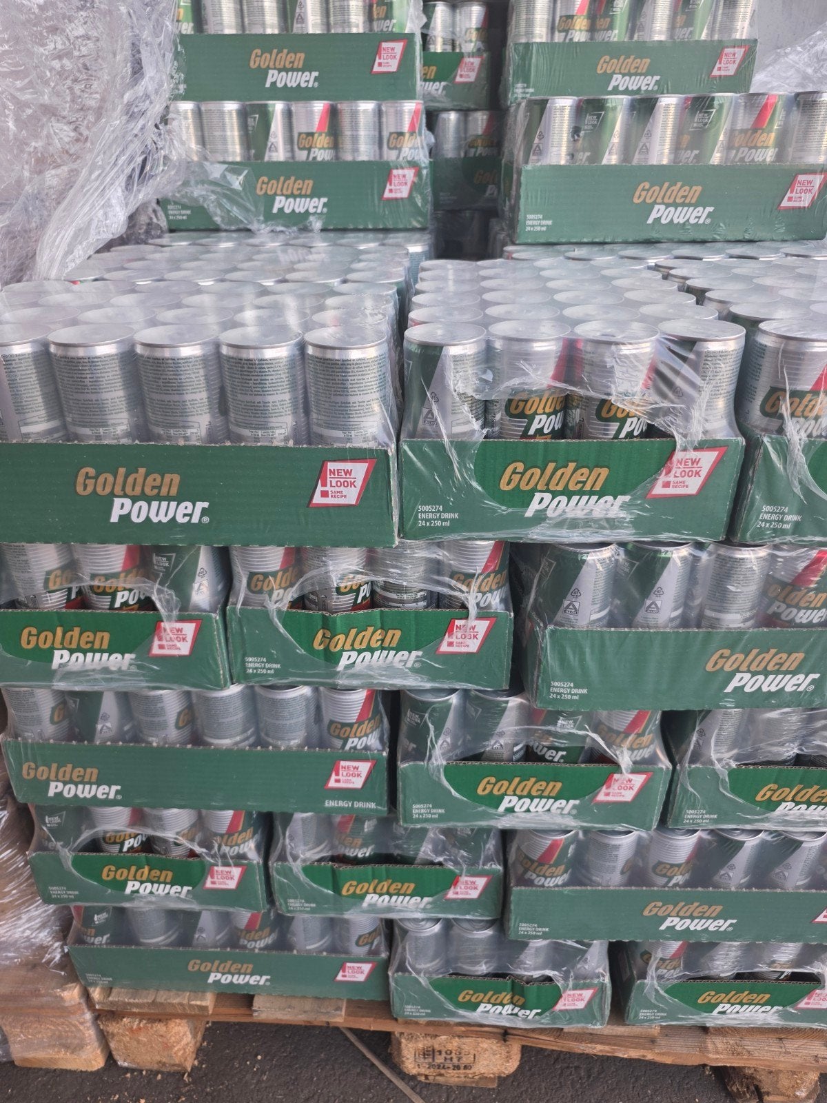Goldenpower Energydrink, Ophalen